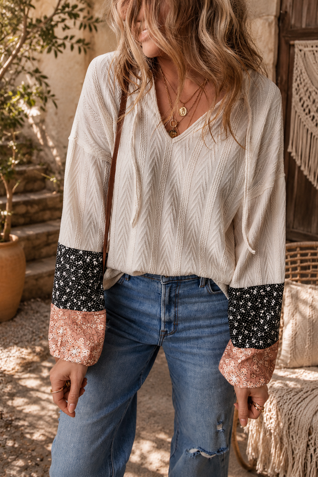 Blouse Bohème Patchwork