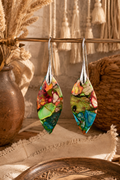 Boucles d’Oreilles Bohème en Pierre Naturelle – Fait Main