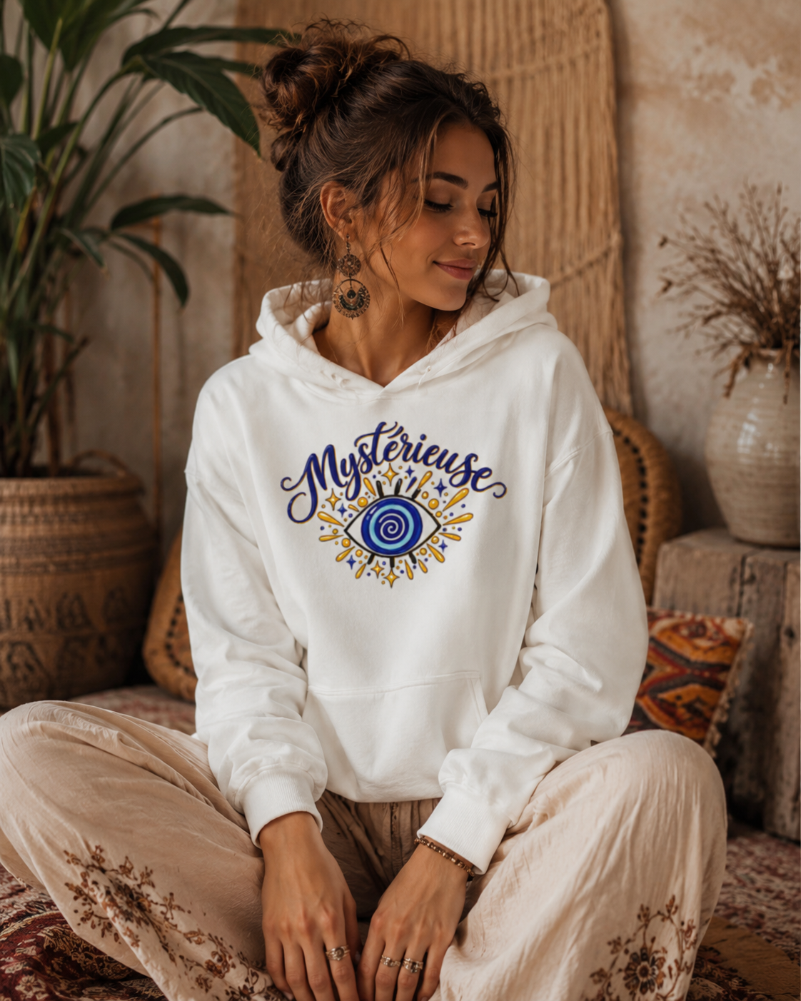 Sweat à capuche Mystérieuse