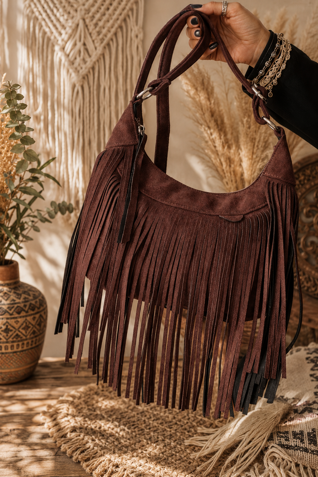 Sac Bohème à Franges en Suède